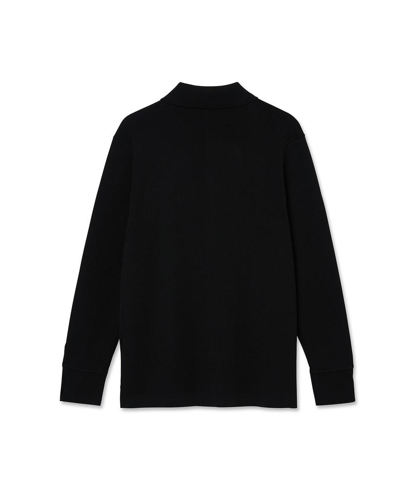 IOLO Knitted Shirt_Black