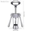Многофункциональный штопор Wing Corkscrew, открывалка для винных бутылок и приспособление для извлечения пробок для красного вина и пива