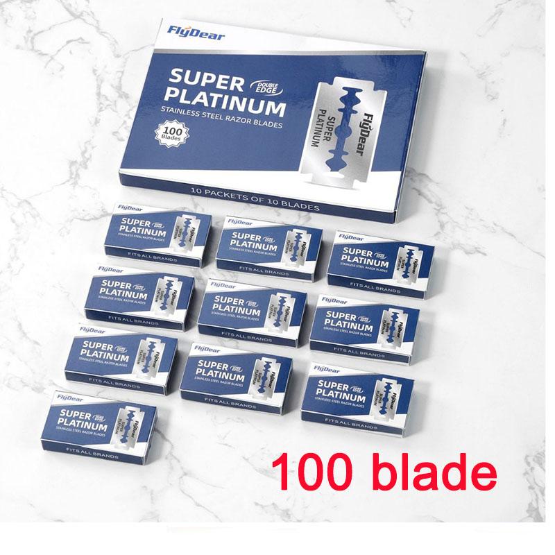 Регулируемая безопасная бритва Классическая мужская бритва Профессиональная парикмахерская бритва Двусторонняя из нержавеющей стали Мужские лезвия для бритья Бритье