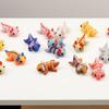 Cute Animal Doll Set, Fun 3D Printed Flower Animal Statue Set