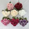 Handmade Faux Rose Flower Decor With Silk Material For Home And Event Styling