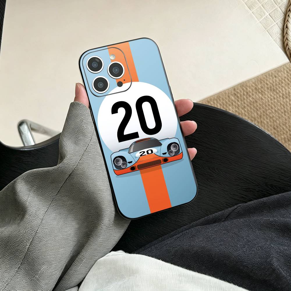Чехол для телефона Star Ra-cing Car для iPhone 17, 16, 15, 14, 13, 12, 11 Plus, Pro Max, Другие Мягкий Черный Чехол