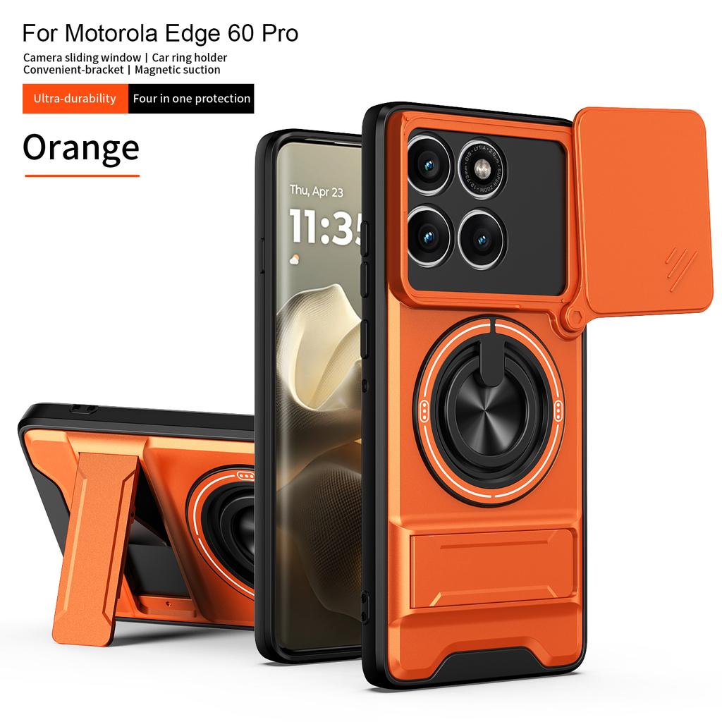 Чехол для Motorola Edge 60 Pro Чехол Moto edge 60 Pro Магнитный складной держатель Magsafe Защитная крышка «Военная броня» для камеры