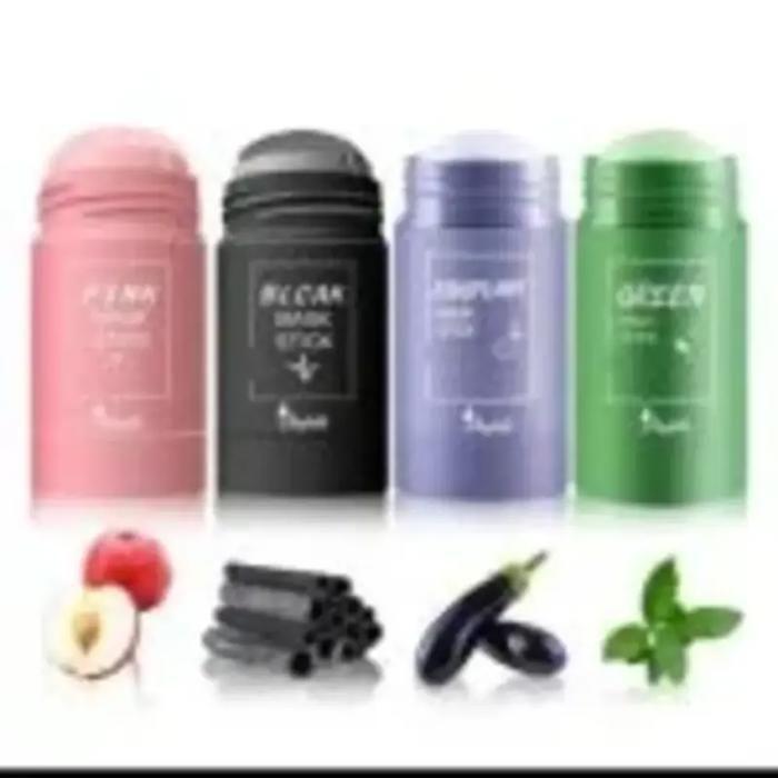 Masque - Bâton de Masque - Aubergine et Argile - Nettoyage Profond - Contrôle de l'Huile - Hydratation Durable