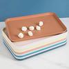 Storage Tray Stackable Modern Simple Style Cup Holding Vegetable Fruit Plates