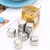 304 Stainless Steel Cooling Cube Chilling Stones Ice Cubes Chilling Stones  for Whiskey Drinks