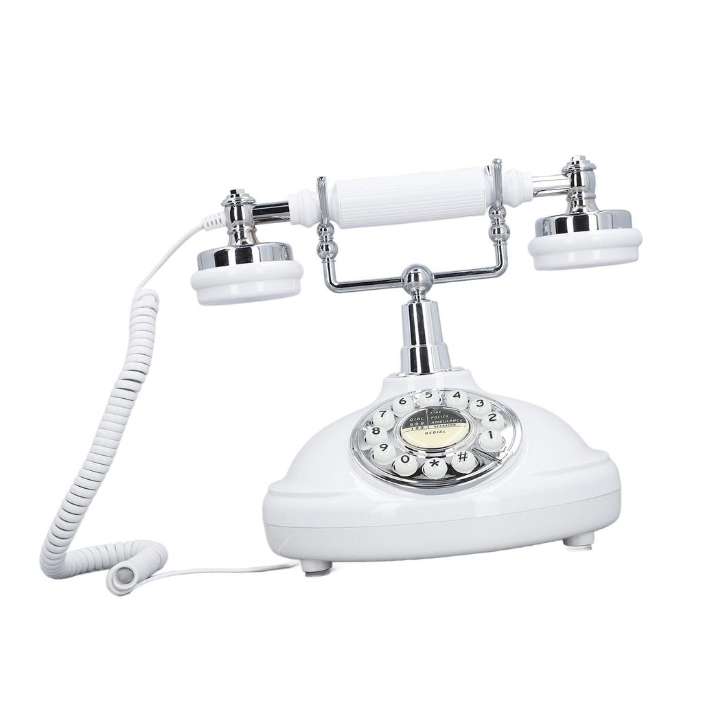 Retro Style Landline Phone Vintage Call Telephone Classic Desk Phone With Large Keypad for Home