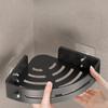 1pcs Bathroom Shelf  Shampoo Rack Aluminum Alloy Makeup Storage Organizer Shower Accessories No Drill Wall Corner Shelf
