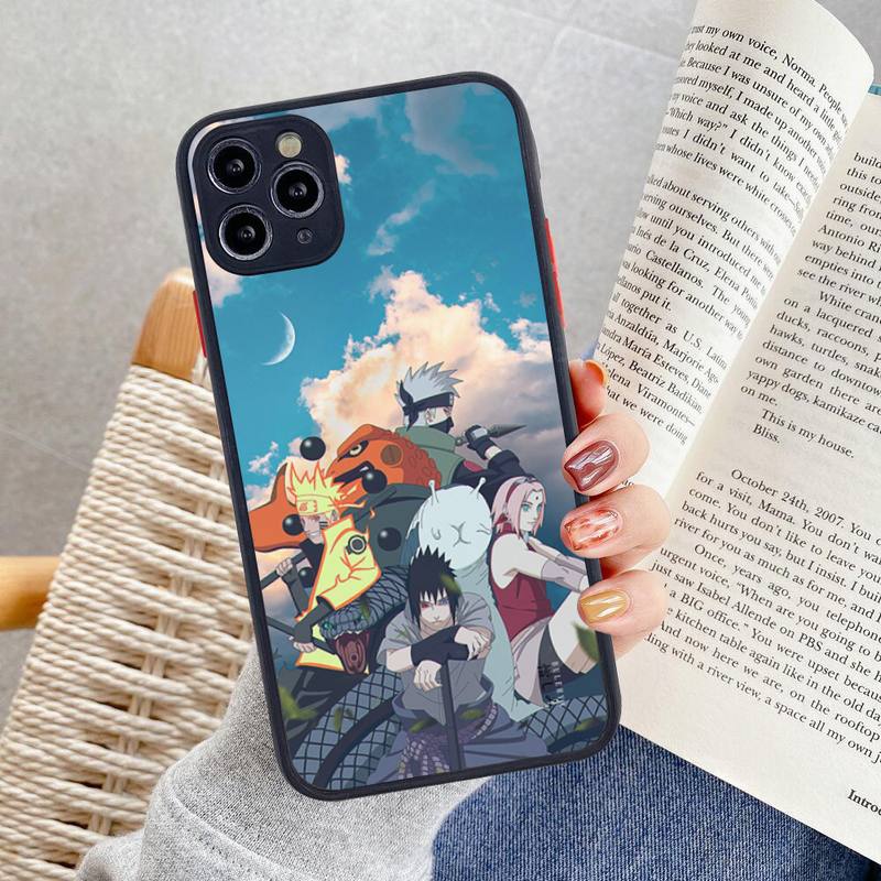 Чехол для телефона «Наруто Узумаки» для iPhone 13 12 11 Pro Max Mini XS 8 7 Plus X SE 2020 XR, матовый прозрачный чехол