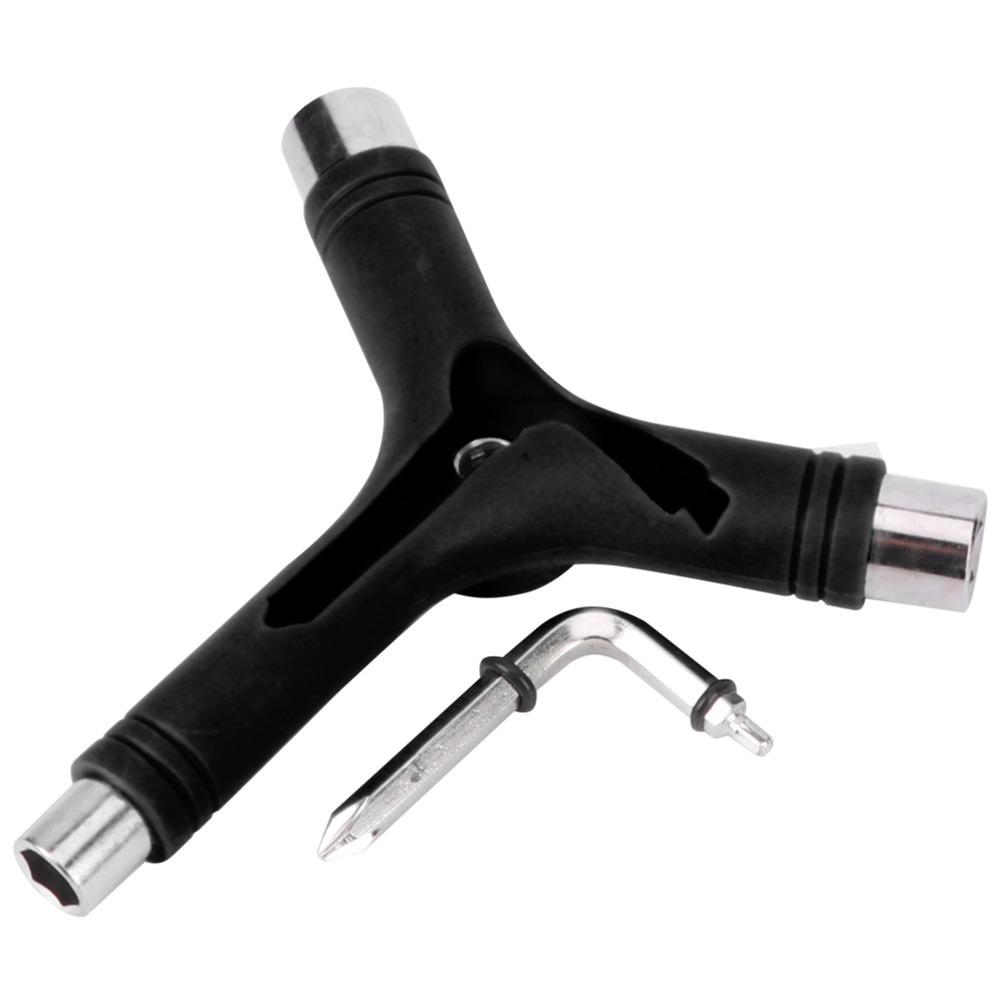 2PCS Steel Skateboard Wrench Y Type Longboard Wrench Durable Skate Wrench For Skateboard