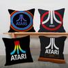 A-Atari Логотип Наволочка Чехол на Подушку Декор Наволочка Печатный Чехол на Подушку для Дивана