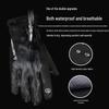 USB Heated Waterproof Cycling Gloves - Windproof, Fleece-Lined, Night Reflective, 5V Electric Warmth