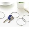 Accuprints 1 Inch(32 Mm) 50 Pack Loose Leaf Binder Rings, Nickel Plated Steel Binder Rings, Keychain Key Rings, Metal Ri