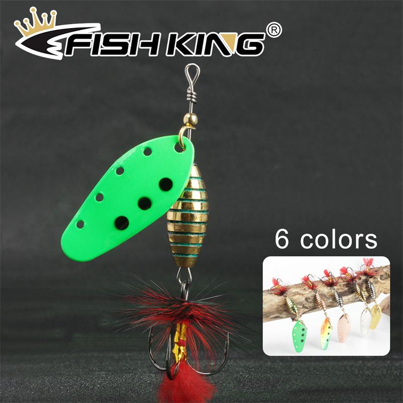Рыболовные приманки FISH KING, 6 г, 12 г, 16 г, рыболовные приманки на щуку, металлический ремешок с высоким крючком, рыболовные приманки из искусственного окуня, рыболовные приманки