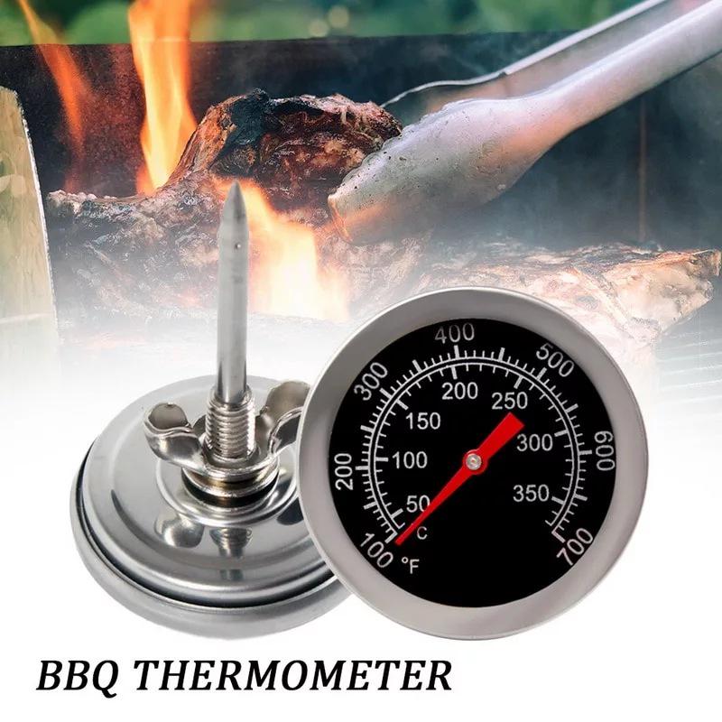 Stainless Steel BBQ Grill Food Probe Thermometer
