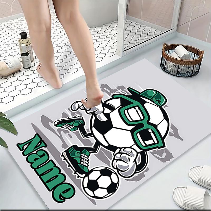Custom Name Llama Party Invitation Carpet Rug Customizable Soft Washable Anti-Slip Home Living Room Sofa Mats Personalized Rug. 0909166