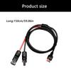 Durability Outdoor Solar Panel 4 To Andersons Connector Cable Sun Light Resistant PVC Material for Photovoltaic Systems