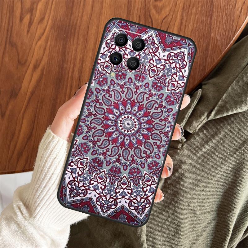Чехол с индийским узором мандала для Samsung Galaxy M13 M33 M53 M15 M35 M55 M06 M16 M36 M56 M31 M12 M32 M52 M14 M34 M54