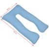 Pregnancy Pillow U Shaped 90 x 145 cm Light Blue