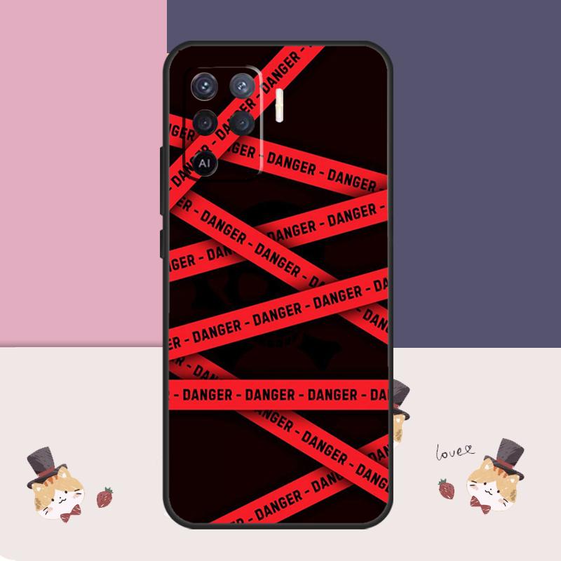 Предупреждение Гнев Опасность Владелец Чехол Для Oppo A38 A58 A78 A98 A54 A74 A94 A18 A57 A17 A77 A80 A60 A40 A96 A76 A16 A15 A5 Pro