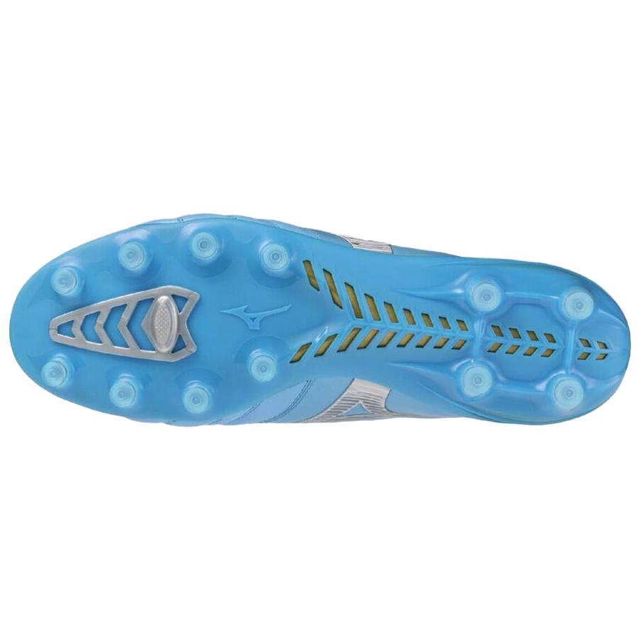 Mizuno Футбольные бутсы Morelia Neo 4 из искусственной кожи, унисекс, светло-голубые, P1GA263025