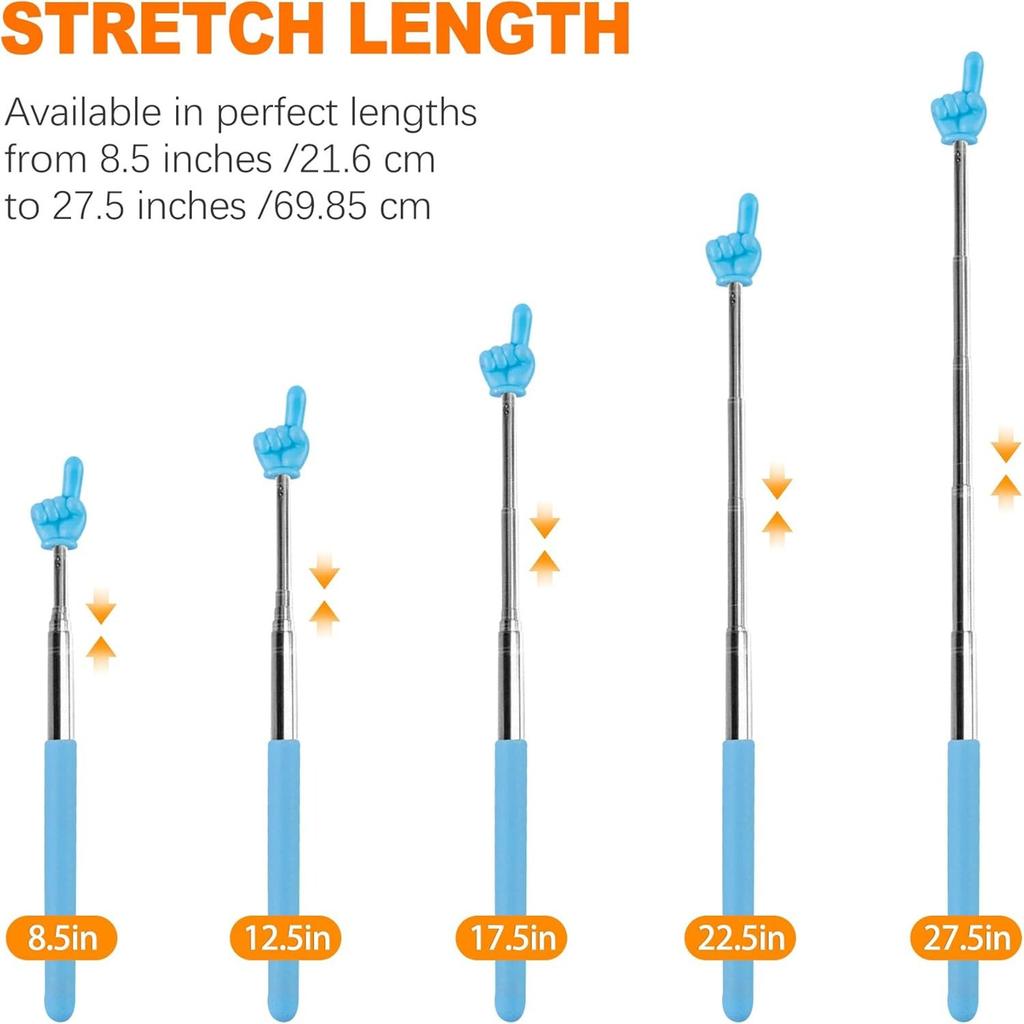 Retractable Pointer Stick Extendable Pointing Stick Student Finger Pointing Stick School Supplies For Reading Classroom