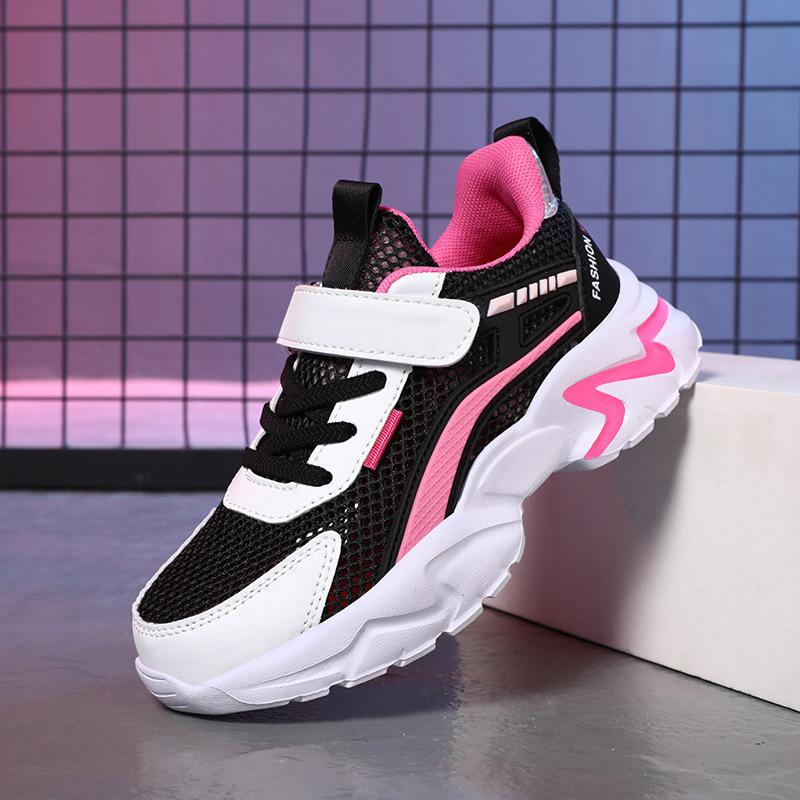 Classmates, Boys and Girls, Children's Sports Shoes, Mesh Breathable Running Shoes, Summer Mesh Shoes, In Middle-aged and Older Children