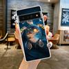 Чехол для телефона для Google Pixel 9 8 7 6 5 4 4XL 7A 6A 5A 4A 3A Pro XL Прозрачный Мягкий ТПУ Корпус Океан Милый Дельфин Морская Черепаха