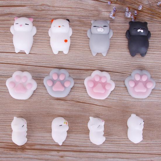 Cartoon Animal Mochi Squishy Cat Seal Healing Toy Soft Squeeze Abreact Fun