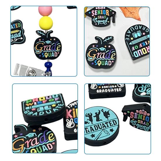 Силиконовые бусины для ручек на выпускной Силиконовые бусины на выпускной Изготовление украшений своими руками Бусины оптом для изготовления брелоков, браслетов, ожерелий