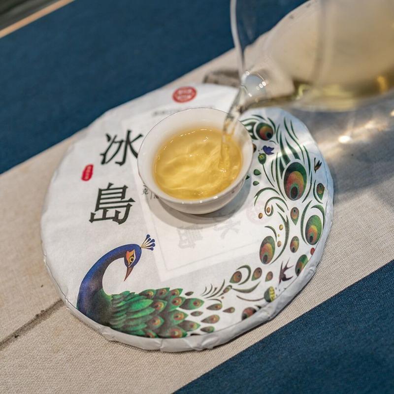 Чай пуэр из Юньнани, исландский чай пуэр, лепешка, чай пуэр из Юньнани, чай из древнего дерева, 357 г