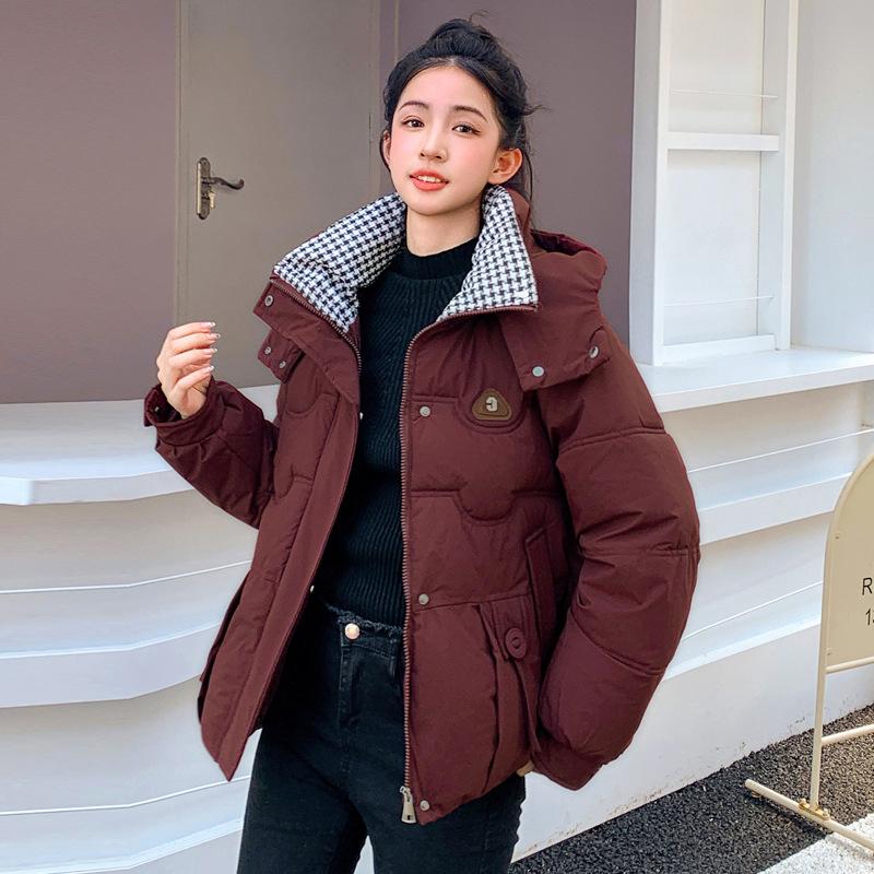 Cotton-padded women's short winter new small loose thickened women's coat large size temperament small padded jacket tide