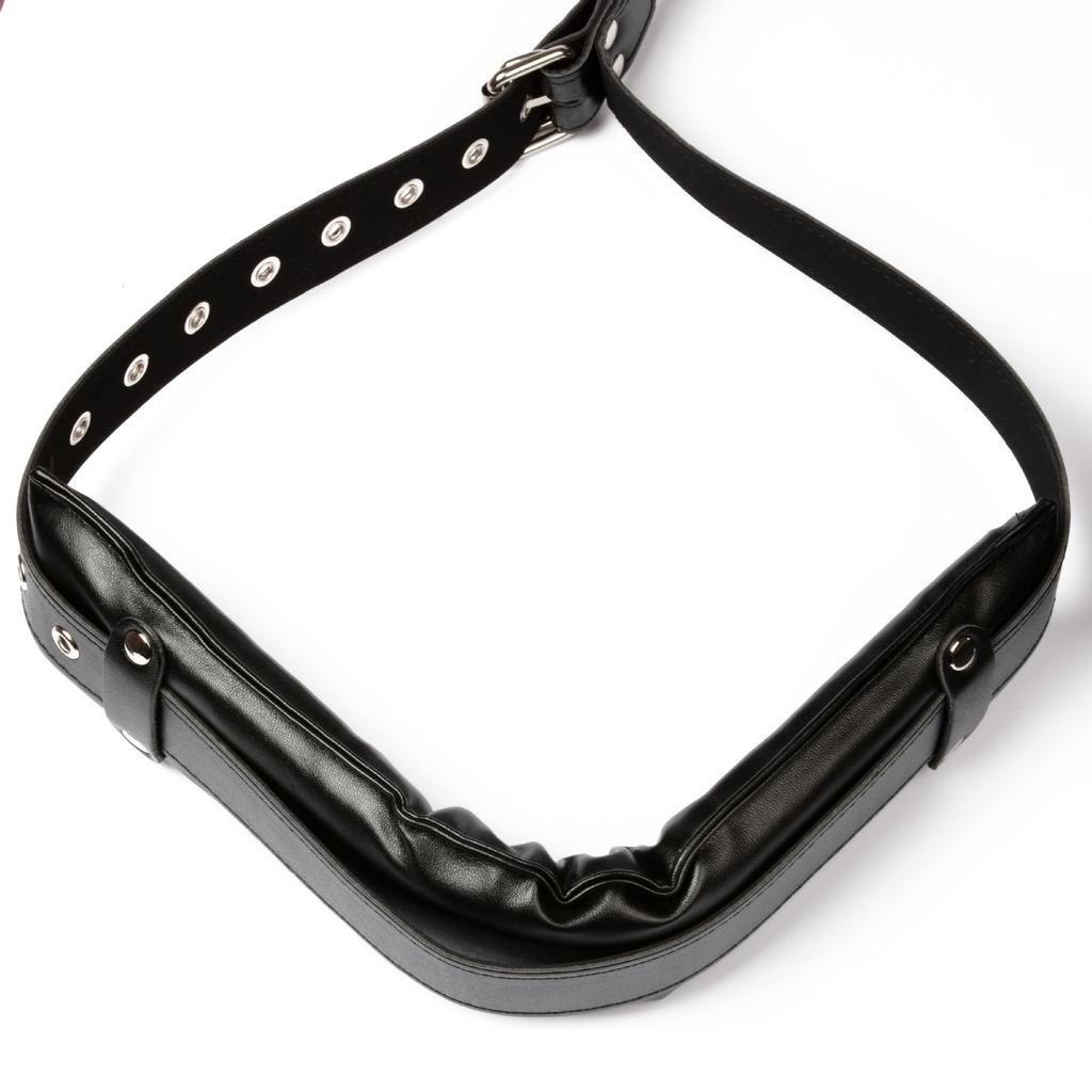 Portable Thigh Restraint Sling Body Faux Leather Adjustable Wear Bondage Bandage Shackles Adult Sex Toys for Couple