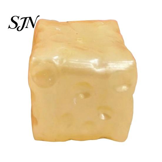Cheese Squeeze Toy Stress Relief Toy, Slow Rising Pearlescent Fidget Washable Sensory Toys for Boredom Simulated Adults Kids Hand Relaxing