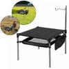Outdoor Folding Picnic Table Aluminum Alloy IGT Tactical Table Lightweight Detachable Storage Desk Camping Hiking Equipment