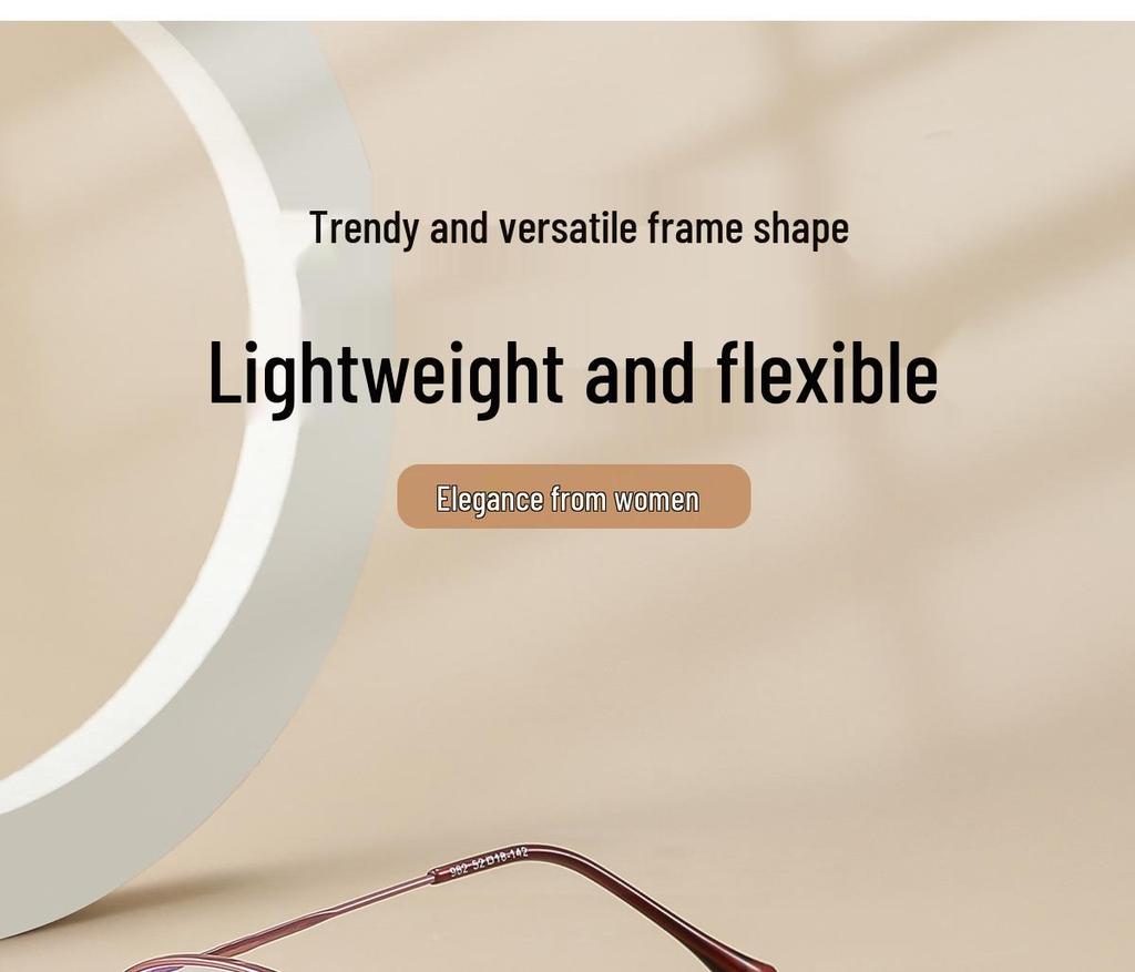 2025 Женские HD Металлические Модные Очки для Чтения с Защитой от Синего Света