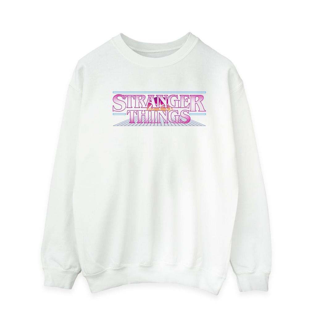 Netflix Mens Stranger Things Retro Title Sweatshirt