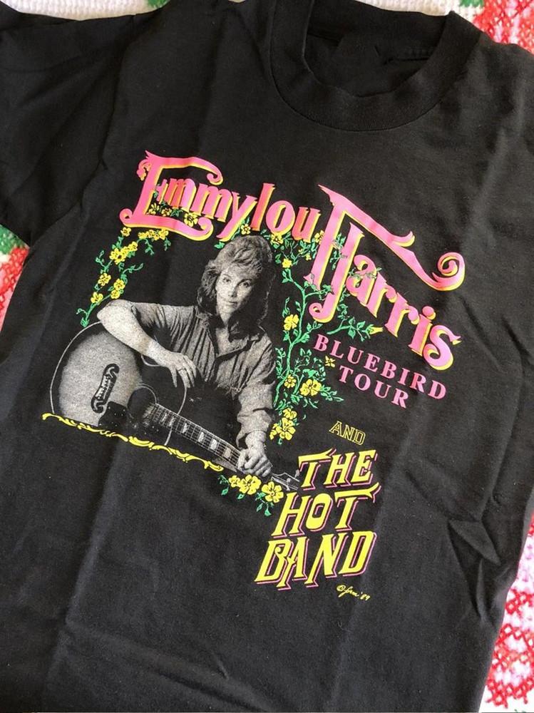 Редкий Постер Emmylou Harris Черная Футболка Унисекс S5XL TR849 Унисекс Футболка