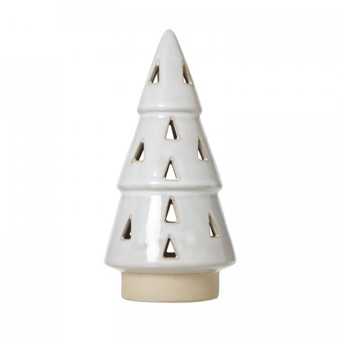 Hill Interiors Ceramic Tree Cut-Out LED Christmas Decoration