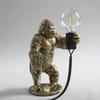 Modern Mini Gorilla Table Lamp Cute Resin Monkey Desk Lamp Children's Bedroom Bedside Lamp Decoration Lights Decor Holiday Gifts