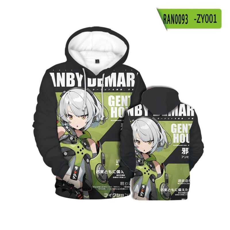 New Game Cosplay Zero Zone Streetwear Hoodie 3D Print Casual Sweatshirt Teens