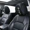 1pair Elastic Fabric Skeleton Car Pillowcase Universal Fit Halloween Auto Slipcover  Punk Drivers