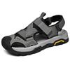 Модные мужские сандалии для путешествий на открытом воздухе, летние пляжные шлепанцы, быстросохнущие водные походные туфли, верхняя одежда, мужские сандалии для вождения, новые простые шлепанцы