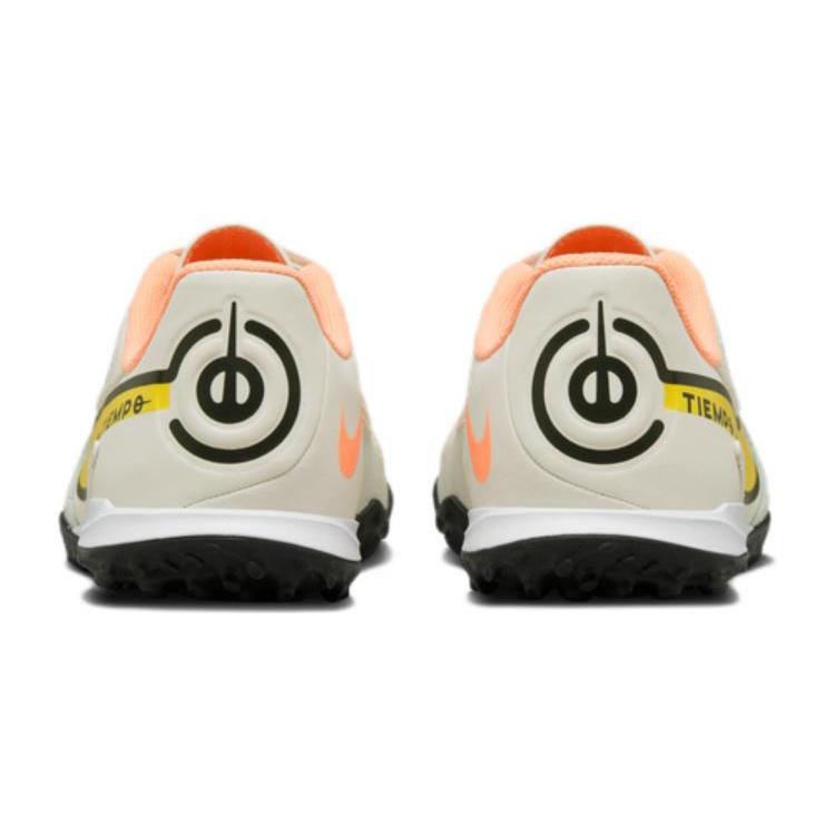 Nike Tiempo Legend 9 Academy TF Abrasion Resistant Low top Kids' Soccer Shoes Gray Yellow Kids' DA1328-002