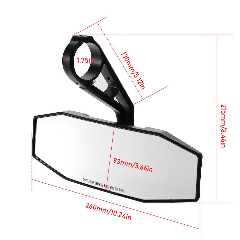 1.75-inch rearview mirror for Polaris 2881540