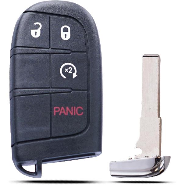 SUPALAND Key Fob Keyless Entry Fits for Jeep Compass 2017 2018 2019 2020 2021 2022 2023 2024 Smart Remote Control Key Replacement M3N-40821302