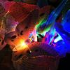46011 LED Solar Optic Butterfly Dragonfly Power Fibre String Light Garden Decor