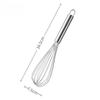 ZISIZ Manual Stainless Steel Whisk