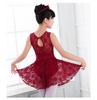 Girls' Chiffon Ballet Skirt - Toddler Dance Costume with Lace Trim