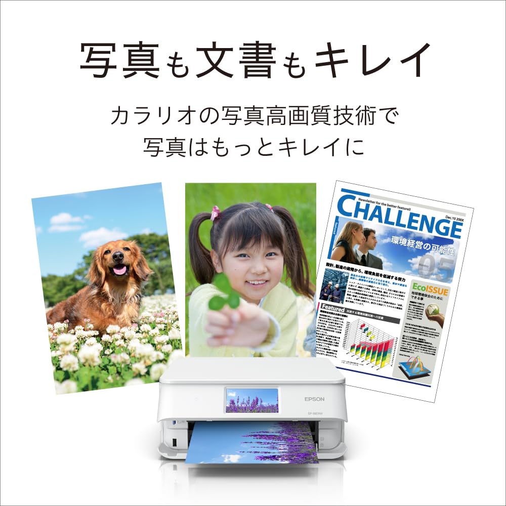 in Epson Printer A4 Inkjet Multifunction Machine Colorio White [Released 2024] EP-887AW (White)